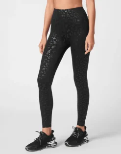 Black Leopard Push Up Leggings