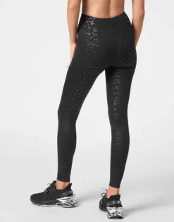 Black Leopard Push Up Leggings