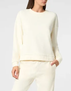 Boxy Fit Sweatshirt Round Neck LS