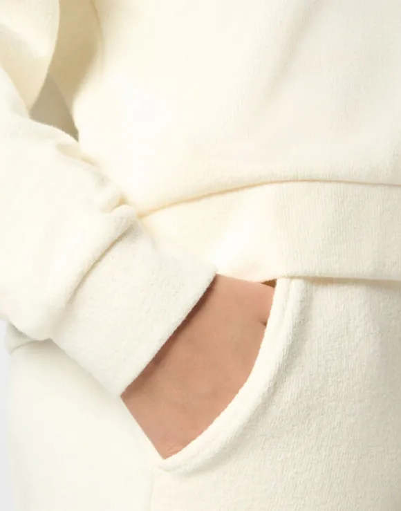 Boxy Fit Sweatshirt Round Neck LS