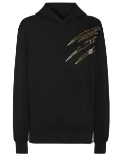 Cotton Hoodie Sweatshirt LS Lamina Scratch