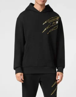 Cotton Hoodie Sweatshirt LS Lamina Scratch