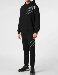 Cotton Hoodie Sweatshirt LS Lamina Scratch