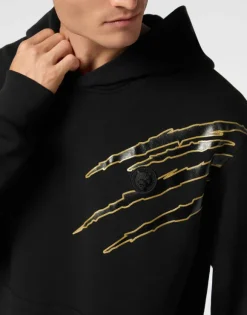 Cotton Hoodie Sweatshirt LS Lamina Scratch