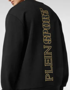 Cotton Sweatshirt Round Neck LS Lamina Scratch