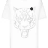 Cotton T-shirt Round Neck SS  Lamina Tiger