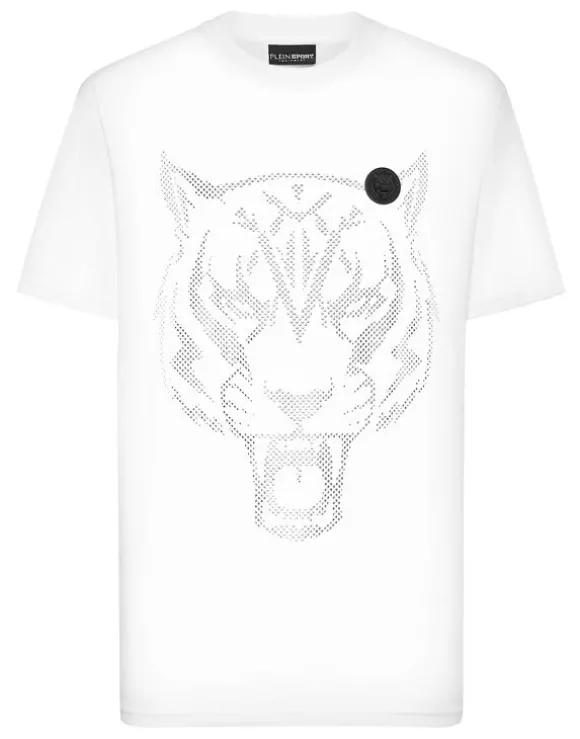 Cotton T-shirt Round Neck SS Lamina Tiger