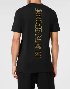 Cotton T-shirt Round Neck SS Lamina Scratch