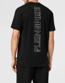 Cotton T-shirt Round Neck SS Lamina Scratch