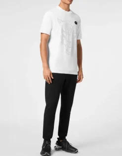 Cotton T-shirt Round Neck SS Lamina Tiger