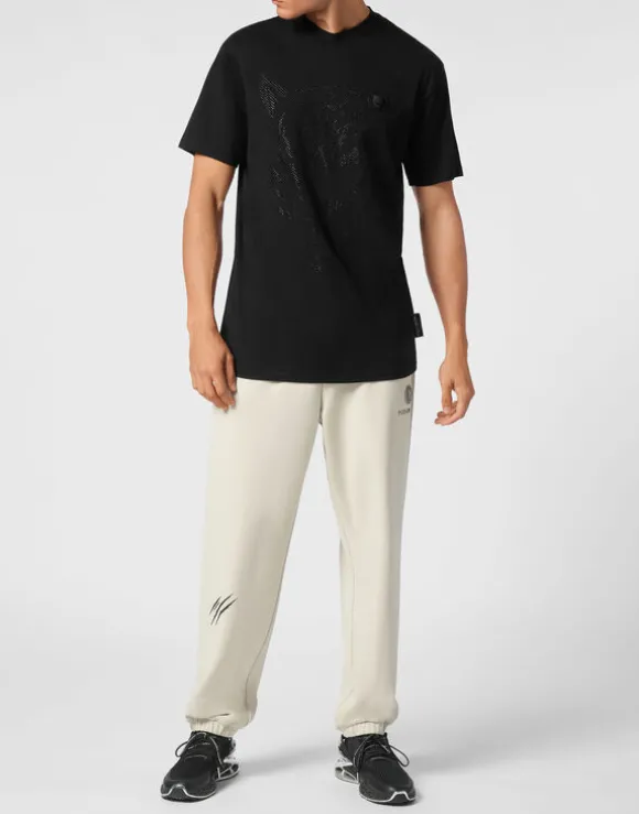 Cotton T-shirt Round Neck SS Lamina Tiger