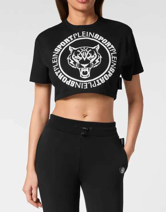 Crop T-shirt Round Neck SS