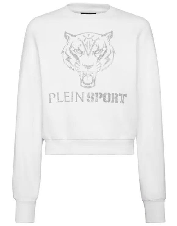 Cropped Hoodie Sweatjacket Tiger