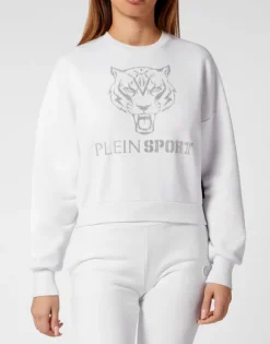 Cropped Hoodie Sweatjacket Tiger
