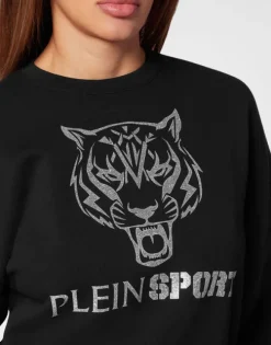 Cropped Hoodie Sweatjacket Tiger
