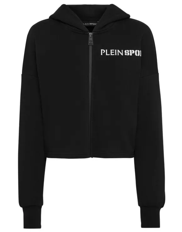 Cropped Hoodie Sweatshirt Tiger