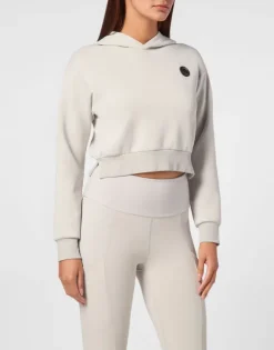 Cropped Hoodie Sweatshirt