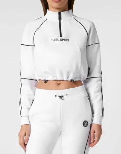 Cropped Hoodie Sweatshirt