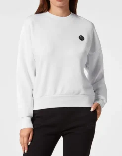 Cropped Sweatshirt LS Glitter