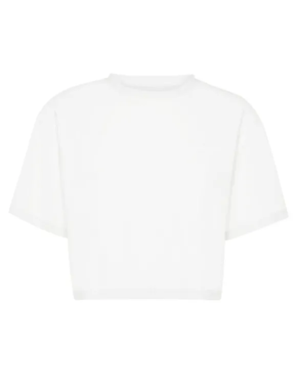 Cropped T-shirt Round Neck SS