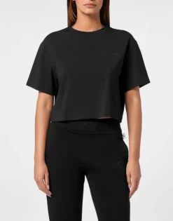 Cropped T-shirt Round Neck SS