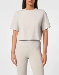 Cropped T-shirt Round Neck SS