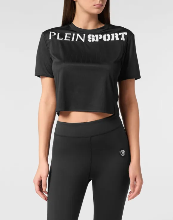 Cropped T-shirt Round Neck SS