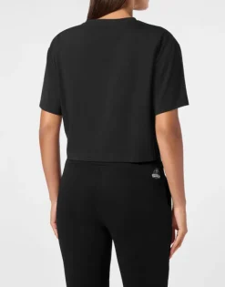 Cropped T-shirt Round Neck SS