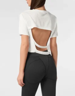 Cropped T-shirt Round Neck SS