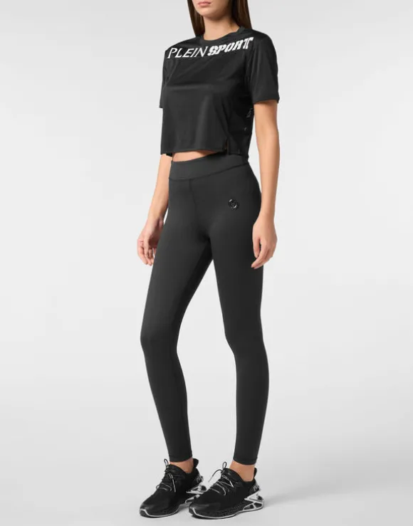 Cropped T-shirt Round Neck SS