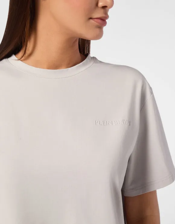 Cropped T-shirt Round Neck SS