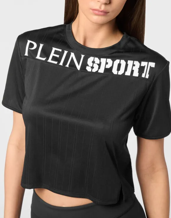 Cropped T-shirt Round Neck SS