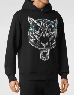 Hoodie Sweatshirt Chrome Tiger