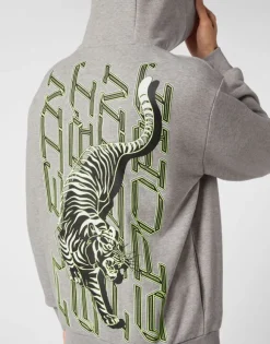 Hoodie Sweatshirt Tiger