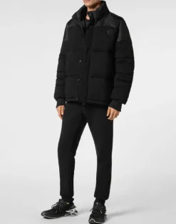 Hybrid Jersey Puffered Jacket LS