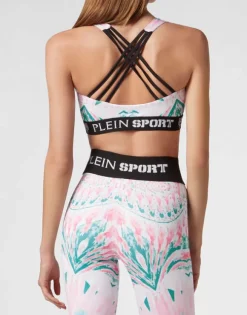 Jogging Bra Optical Flower