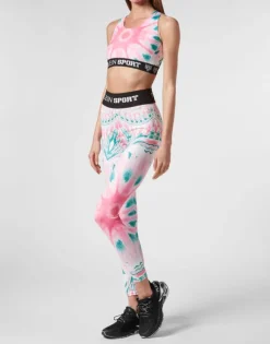 Jogging Bra Optical Flower