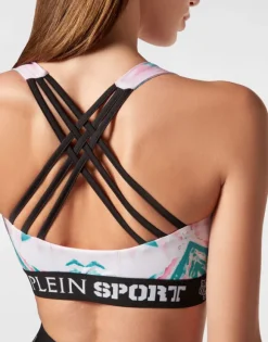 Jogging Bra Optical Flower