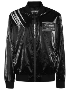 Nylon Crease Bomber Jacket