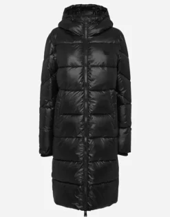 Nylon Long Puffered Jacket