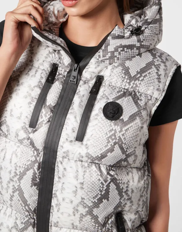 Nylon Puffer Gilet Pitone