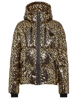 Nylon Puffer Jacket Leopard