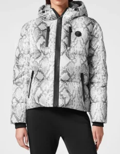Nylon Puffer Jacket Pitone