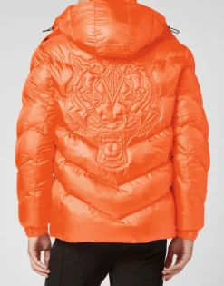 Nylon Puffer Jacket Tiger