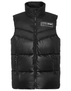 Nylon Puffered Vest Jacket