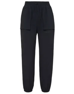 Nylon Stretch High Waisted Jogging Pants