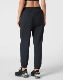 Nylon Stretch High Waisted Jogging Pants
