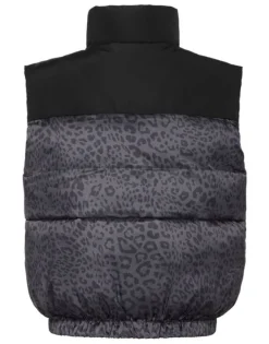Padded Vest Leopard