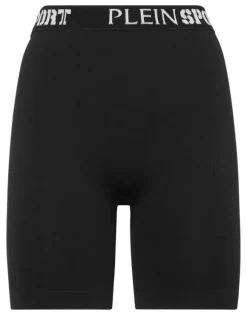 Rib Seamless Biker Shorts Logo