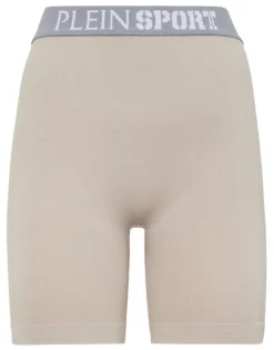 Rib Seamless Biker Shorts Logo